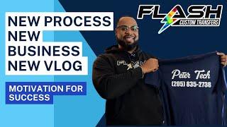 WE'RE BACK!!! NEW PROCESS AND NEW SHIRTS FOR OUR BUSINESS | WE STARTED A NEW BUSINESS IN 1 WEEK 