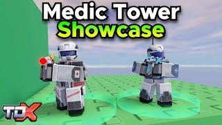 TDX Medic Showcase (Stats + Gameplay) - Tower Defense X Roblox