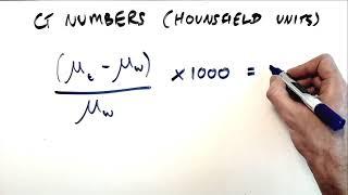 CT Housfield Units and Windowing