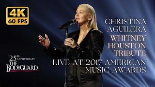 [Full] Christina Aguilera - Whitney Houston Tribute (Live at 2017 American Music Awards) [4K]