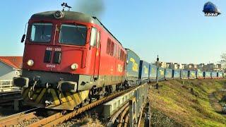  060-DA 609 008-1 & Tren FOX Rail Intermodal Train in Oradea - 16 February 2023