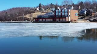 Thin Ice on Dartmouth Lakes. Part 1: Lake Banook | Mavic 2 Pro | 4K UHD