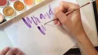 Calligrafind Hand Lettering Style - "Pablo Script"