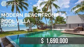 KOH SAMUI Modern Beachfront Pool Villa | GATES ASIA