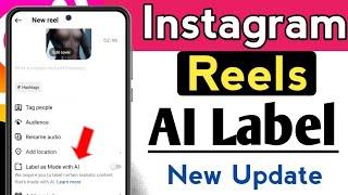 Instagram Reels AI Label Update | Enable AI Label On Instagram Reels | Tamil rek