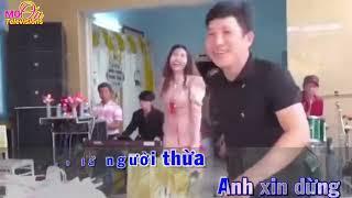 Karaoke Giả Vờ thương anh được không Lưu Hoàng Long Hậu  Remix Tone Nam