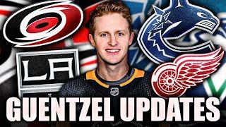 JAKE GUENTZEL SIGNING UPDATES: VANCOUVER CANUCKS, DETROIT RED WINGS, LA KINGS, HURRICANES NEWS