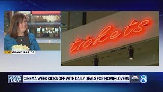 Cinema Week kicks off with daily deals for movie lovers