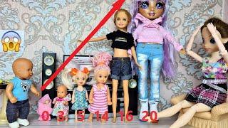 KATYA IS GROWING! EVERYONE IS IN SHOCK! Katya and Max are a cheerful family. Funny dolls in real