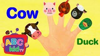 Finger Family Farm Animals | Preschool Learning - ABC KidTV | Nursery Rhymes & Kids Songs