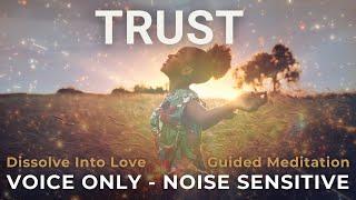 Trust: Guided Heart Coherence Meditation to Dissolve into Love | Voice Only | Noise Sensitive
