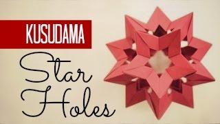 How to make a Kusudama Star Holes (Francesco Mancini)