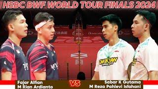 Fajar/Rian bentrok dengan kompatriotnya "Sabar/Reza" di laga pertama | Badminton WTF24