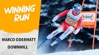 Marco Odermatt tames Saslong course to win Gardena DH | FIS Alpine World Cup 24-25