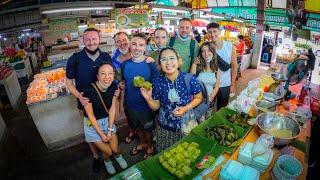 Thai Street Food Tour at The Sansai Market. Chiang Mai ,Thailand.