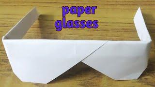 Paper glasses | easy origami sunglasses | kids crafts | paper crafts | diy crafts | sun glasses |