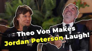 Theo Von Makes Jordan Peterson Laugh (2023)