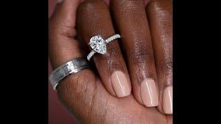 Pear-Shaped Diamond Engagement Rings