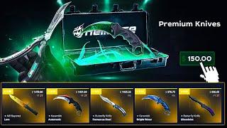 OPENING A BUNCH OF PREMIUM KNIVES CASES ON HELLCASE!