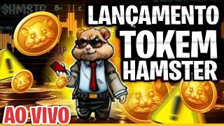 AO VIVO O $HMSTR FINALMENTE CHEGOU! VOCÊ VAI VENDER OU SEGURAR OS TOKENS DO HAMSTER KOMBAT?