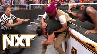 EXCLUSIVE FOOTAGE: Oro Mensah jumps Ethan Page after NXT goes off the air