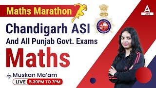 Maths Marathon Class For Chandigarh Police ASI 2022 | By Muskaan Mam #punjabadda247