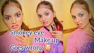 Smokey Eye makeup goes Wrong | Ye kya ho gaya | Ranianaseem | Rania13official