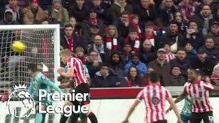 Ben Mee heads Brentford into the lead against Southampton | Premier League | NBC Sports