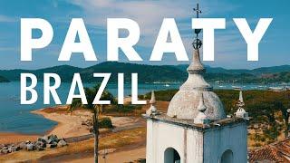 PARATY, BRAZIL. Best Place To Visit near Rio De Janeiro. Travel Destinations Drone Footage 8k.