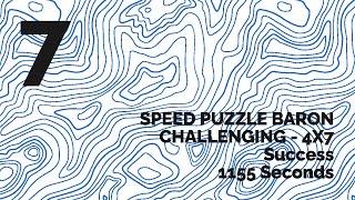 SPEED PUZZLE BARON | LOGIC PUZZLE | CHALLENGING 4X7 7th