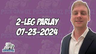 2-Leg Parlay For Tuesday 7/23/24 | MLB Picks