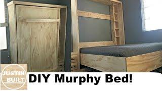 DIY Murphy Bed without expensive hardware!