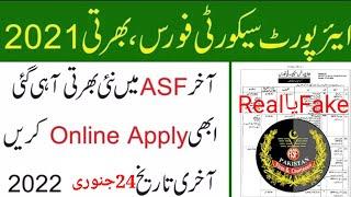 ASF New Jobs Information 2022 ll Jobs Information