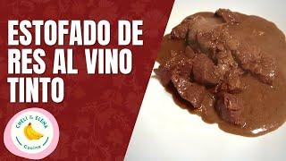 Estofado de Res al Vino Tinto - Receta Sencilla y Deliciosa