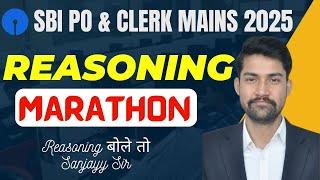 SBI Clerk & PO 2024 | Reasoning Mains Marathon For SBI Exam 2024 | Reasoning By Sanjay Sir