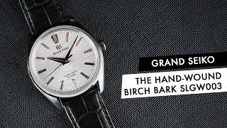 QUICK LOOK: Grand Seiko Goes Hand-Wound With the new Birch Bark SLGW003 and SLGW002