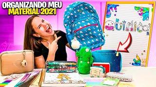 ORGANIZANDO MEU MATERIAL ESCOLAR 2021 - Mochila