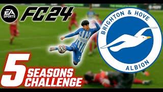 EA FC 24 Brighton Career Mode | JIRO FIFA Five Seasons Challenge | SS1E3