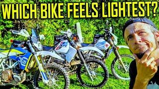 Which Big Bore Dual Sport Feels The Lightest? (Ask SWANKY CAT)