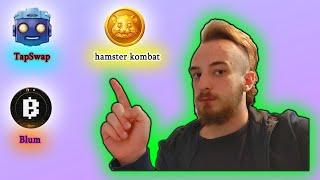 Hamster Kombat-ის სიახლე/მსგავსი აპლიკიაციები Blom და TapSwap - უფასო ქოინები თითის დაჭერით!