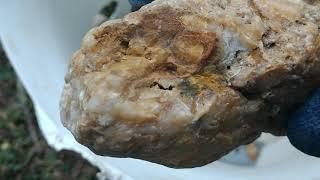 How much GOLD will I find in a quartz rock from Eldorado, North Carolina?