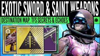 Destiny 2: SECRET EXOTIC SWORD & LOCATION MAP! Echoes WEAPONS, New Ornament, Dawn Loot, Prism Perks