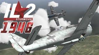 Full IL-2 1946 mission: Focke Wulfs vs Mustangs