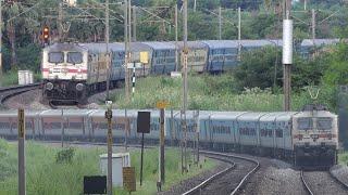 Beautiful Secunderabad Route CURVE Trains | High Speed CURVING Trains | Indian Railways