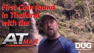 FIRST coins found in Thailand with the Garrett ATMax!!!