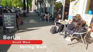 City Walk BERLIN - Spring Walk in the morning time, South West