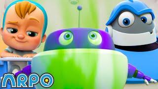 Babybot Needs Potty Training!!! | 2 HOURS OF ARPO! | Funny Robot Cartoons for Kids!