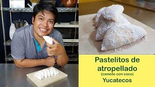Pastelitos de atropellado (camote con coco) Yucateco, fácil, Rico, Delicioso, paso a paso, Tips.