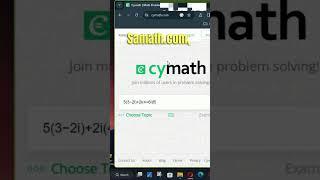 Solve complex math problems in seconds! #collegeadvice #mathhelp #websitehack #website #learning