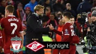 Liverpool vs Spartak Moscow 7-0 - Goals & Extended Highlight - UCL 6/12/17